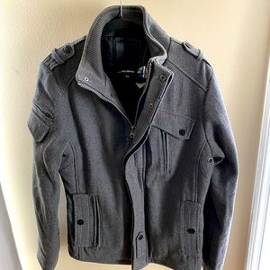 Gray mens coat